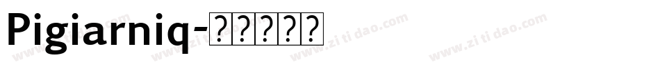 Pigiarniq字体转换
