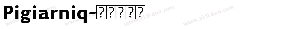 Pigiarniq字体转换