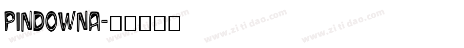 PindownA字体转换