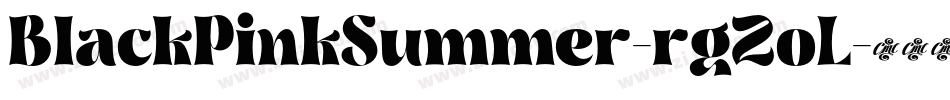 BlackPinkSummer-rg2oL字体转换