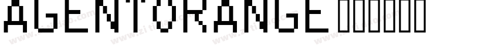 AGENTORANGE字体转换