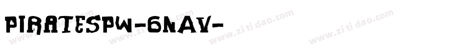 PiratesPw-6nAv字体转换
