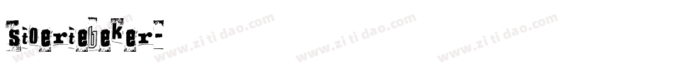 Stoertebeker字体转换