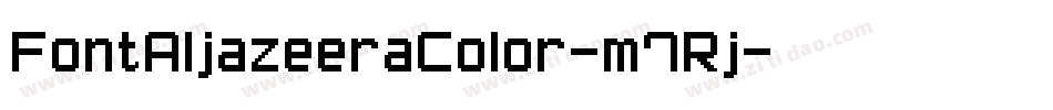 FontAljazeeraColor-m7Rj字体转换