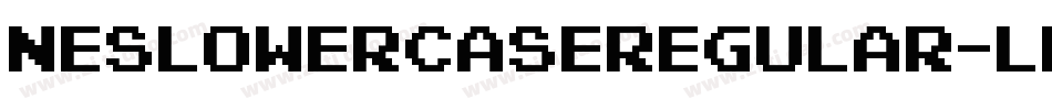 NesLowercaseRegular-lePq字体转换