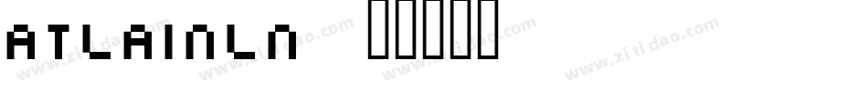ATLAINLN字体转换