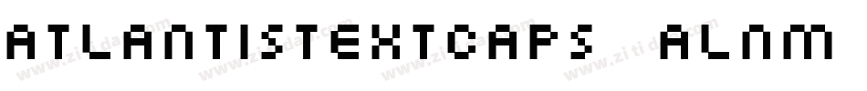 Atlantistextcaps-ALnm字体转换