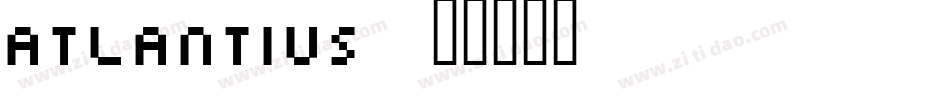 Atlantius字体转换