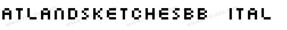 atlandsketchesbb_ital字体转换