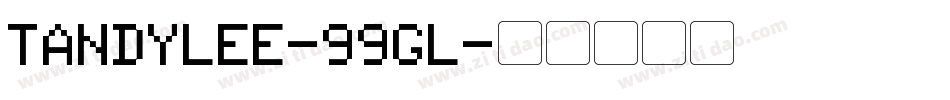TandyLee-99gL字体转换