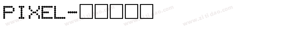 PIXEL字体转换