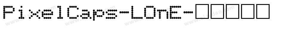 PixelCaps-LOnE字体转换