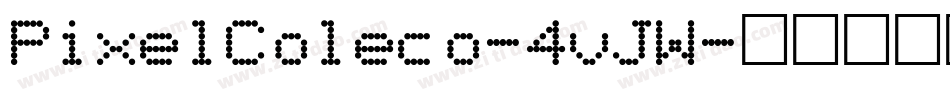 PixelColeco-4vJW字体转换