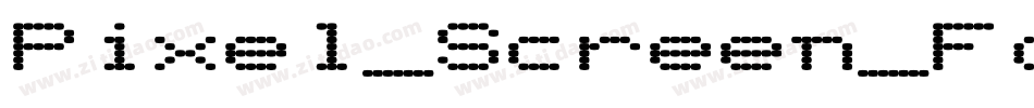 Pixel_Screen_Font-Light字体转换