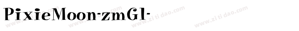 PixieMoon-zmG1字体转换