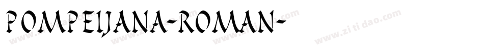 Pompeijana-Roman字体转换