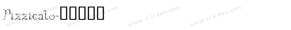 Pizzicato字体转换
