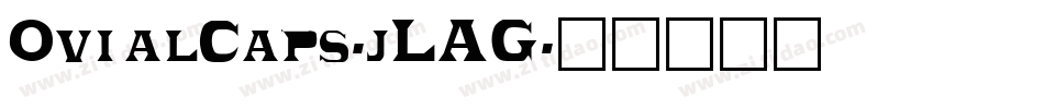 OvialCaps-jLAG字体转换