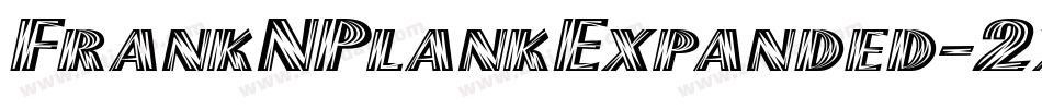 FrankNPlankExpanded-2xAd字体转换