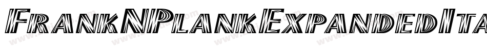 FrankNPlankExpandedItalic-vWlE字体转换