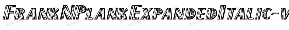 FrankNPlankExpandedItalic-vWlE字体转换