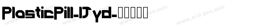 PlasticPill-lJyd字体转换