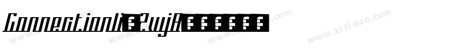 ConnectionIi-2wj8字体转换