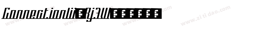ConnectionIii-Rj3W字体转换