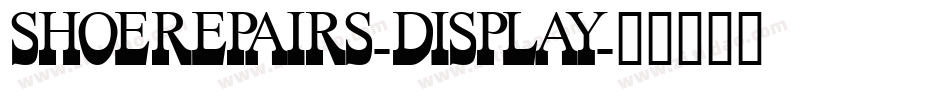 ShoeRepairs-Display字体转换