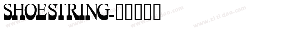 ShoeString字体转换