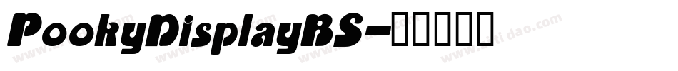 PookyDisplayBS字体转换