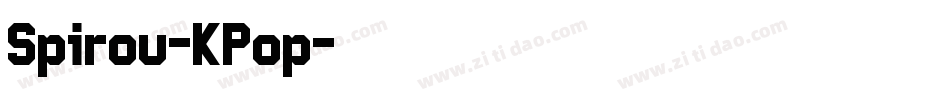 Spirou-KPop字体转换