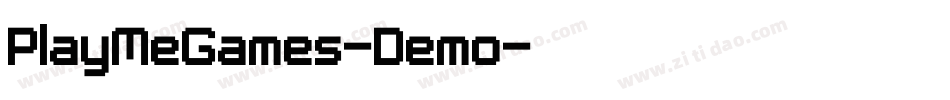 PlayMeGames-Demo字体转换