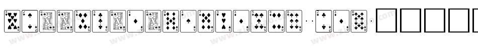 HoylePlayingCards-7Oaw字体转换 HoylePlayingCards-7Oaw字体转换