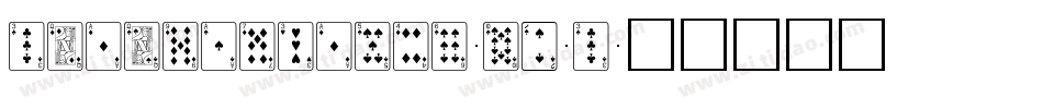 PlayingCards-wo7P字体转换