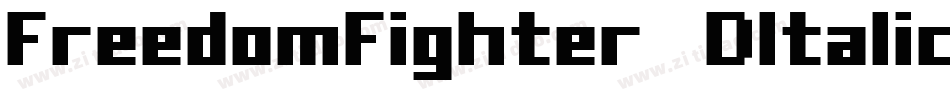 FreedomFighter3DItalic-zKa3字体转换
