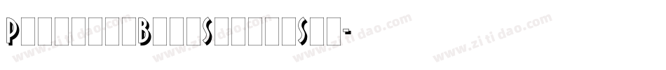 PleasureBoldShadedStd字体转换