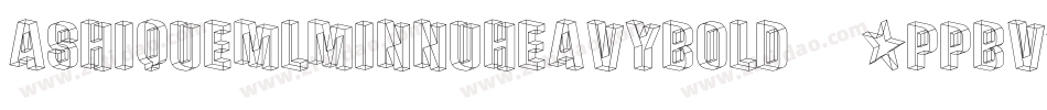 AshiqueMlMinnuHeavyBold-ppBv字体转换