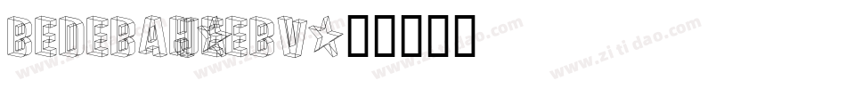 Bedebah-jEEBv字体转换