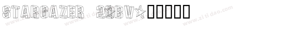 Stargazer-2dBv字体转换