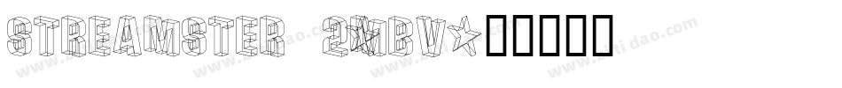 Streamster-2mBv字体转换