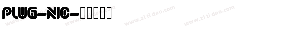 PLUG-NIC字体转换