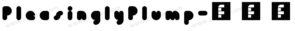PleasinglyPlump字体转换