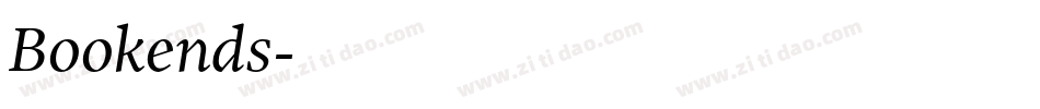 Bookends字体转换