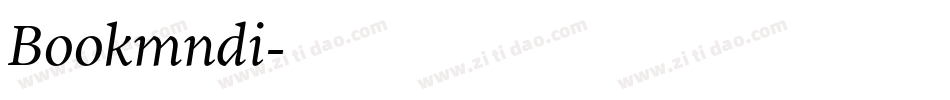 Bookmndi字体转换