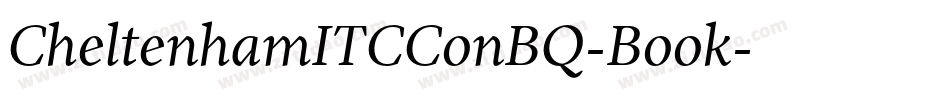 CheltenhamITCConBQ-Book字体转换