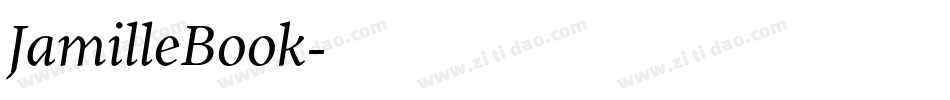 JamilleBook字体转换