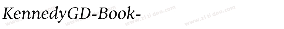 KennedyGD-Book字体转换