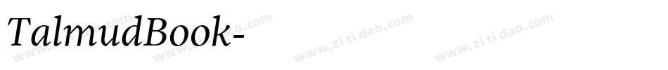 TalmudBook字体转换