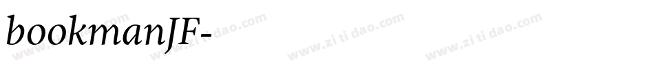 bookmanJF字体转换